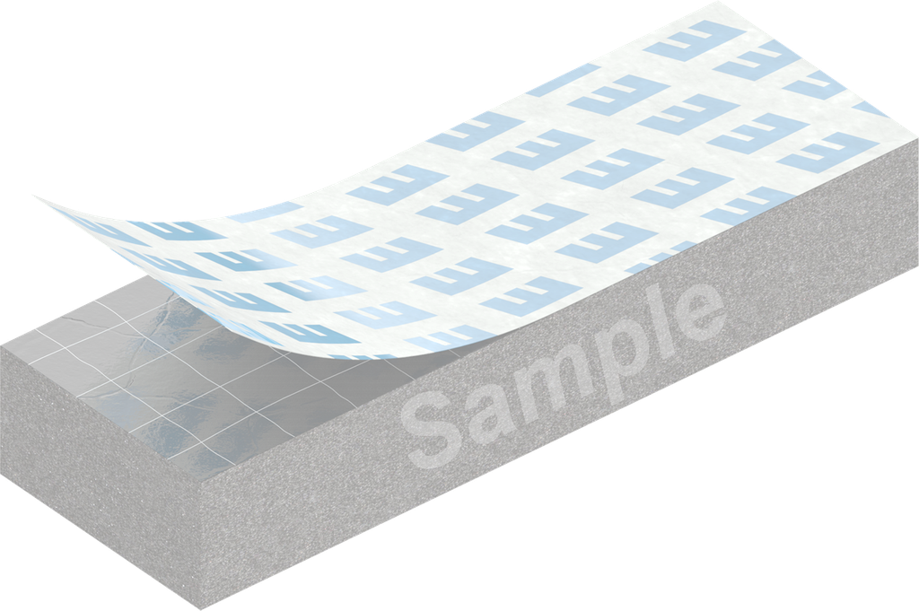 Cell sponge rubber 15 x 60 mm, EPDM black stretch eliminating and self-adhesive