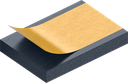 Caucho esponjoso 4 x 20 mm de material de protección contra incendios, espuma de silicona negro sin deformación y autoadhesivo