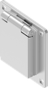 capotage avec cache inox AISI 316, inox AISI 316