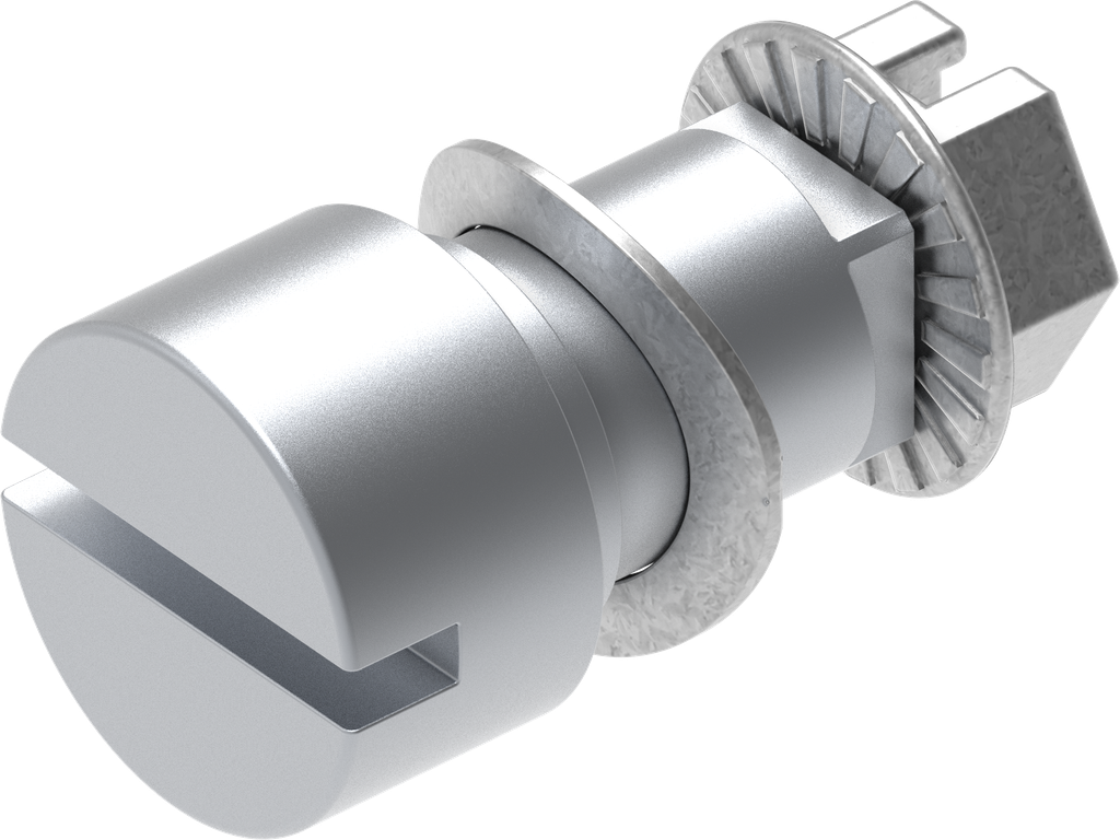 Insert slot 1.5 x 3, Zinc die matt chromed
