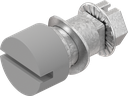 Inserto taglio 1,5x3, zama grigio luce verniciato a polvere