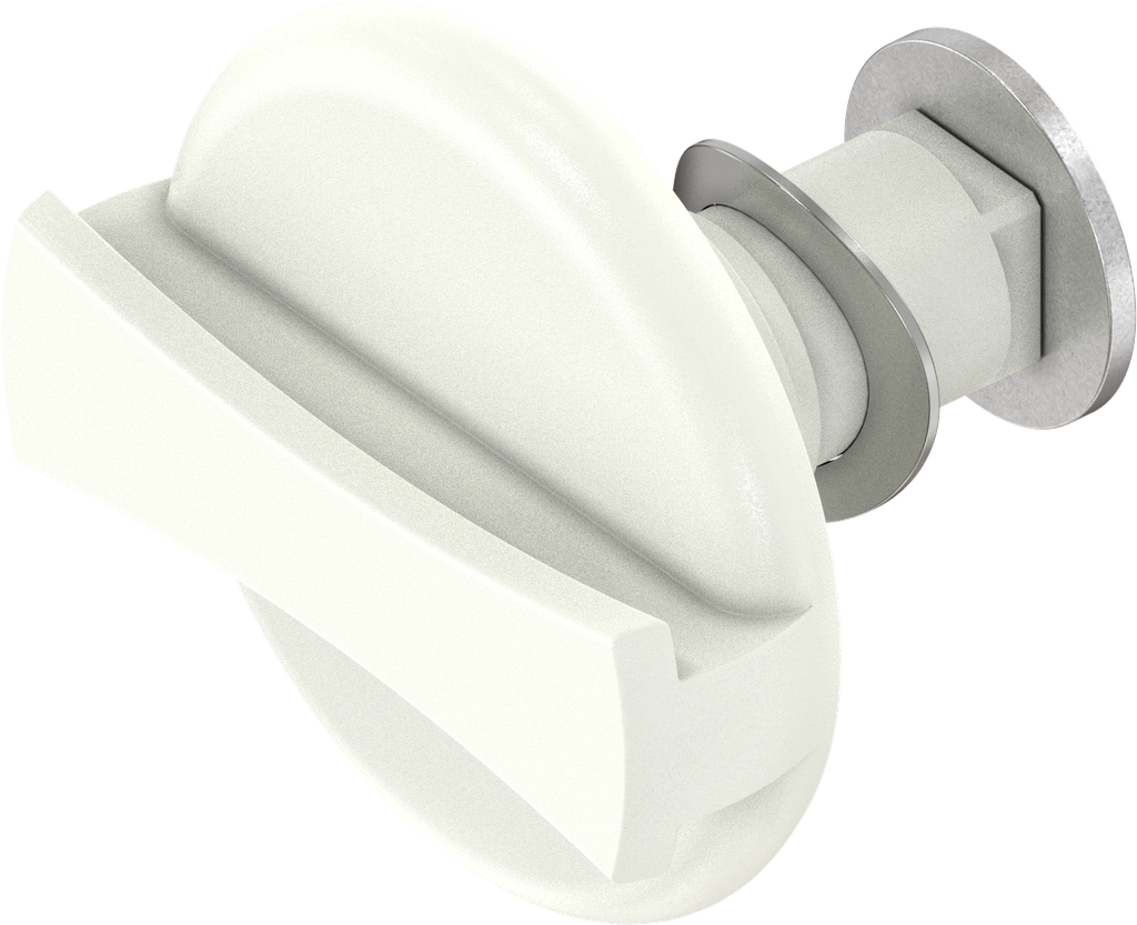 Wing knob insert, Polyamide GF pure white