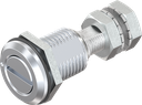 Draai-span-slot sleuf 1,5x3, Zamak verchroomd