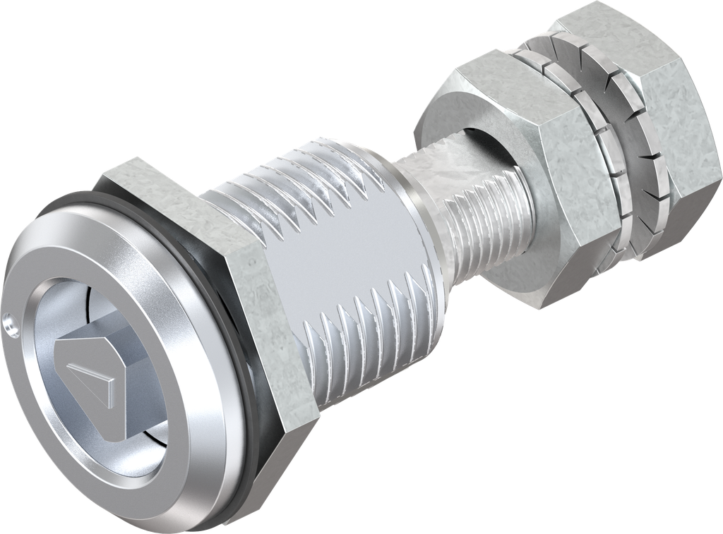 Draai-span-slot driekant 6,5, Zamak verchroomd