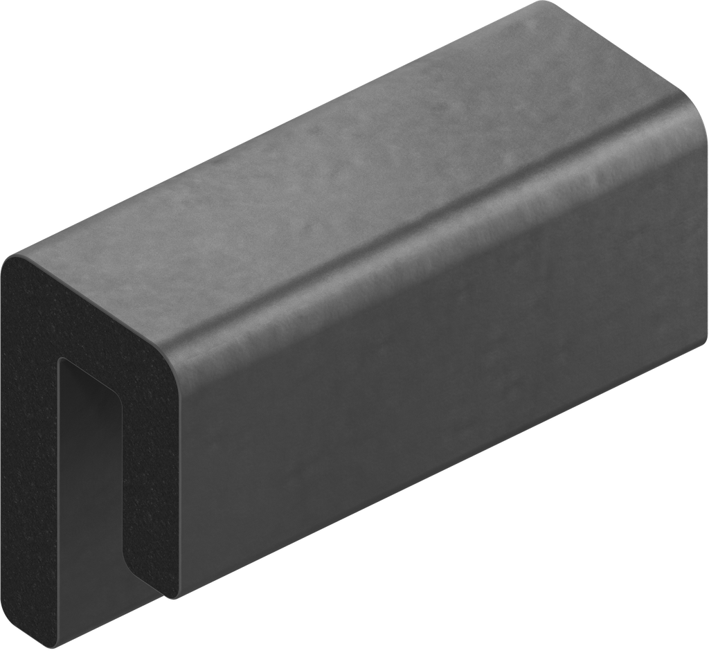joint d'étanchéité en matériau ignifuge, caoutchouc mousse EPDM 60 ± 5 Shore A noir