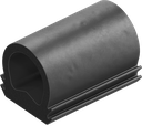 Afdichtprofiel van brandwerend materiaal, sponsrubber EPDM zwart