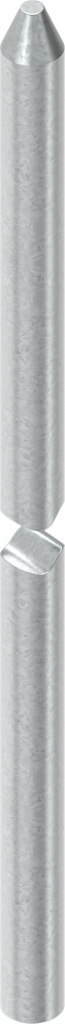 Rundstange L = 551 - 600 mm, Stahl verzinkt