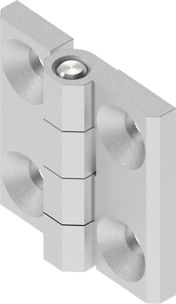 180° Hinge, Stainless steel AISI 316 pickled and passivated P.2757pasivizirana