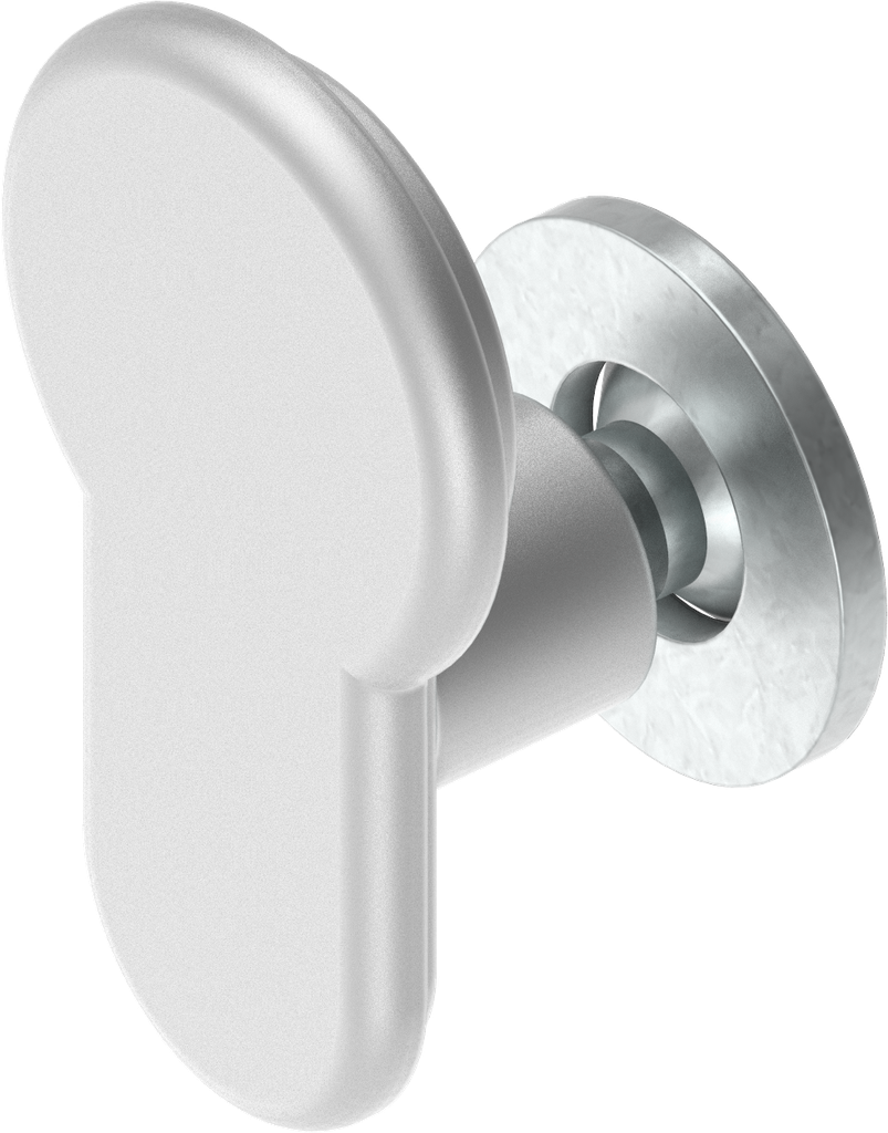 Tapa ciega para cubrir perforación de cilindro perfilado, aluminio