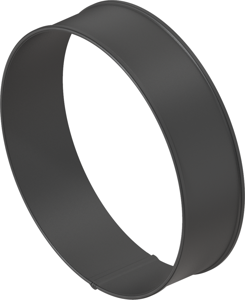 Steunring voor kijkvenster rond, geschuimd, polyamide zwart