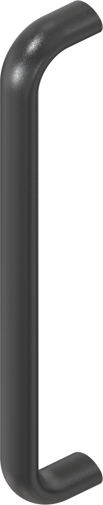 Bow-type handle, Aluminium black plastic-coated