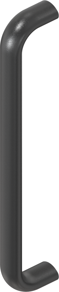 poignée, aluminium revêtu en matière plastique noir