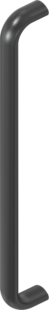 Handgreep, Aluminium zwart plastic gecoat