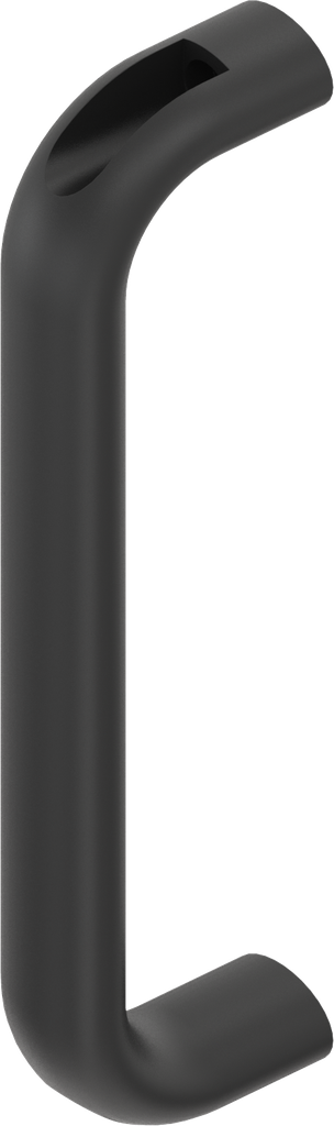 Bow-type handle, Aluminium black plastic-coated