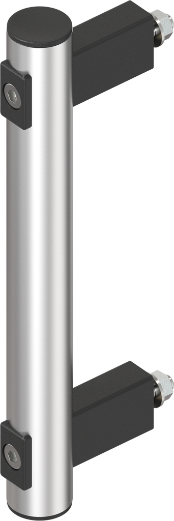Maniglia tubolare, alluminio anodizzato