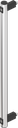poignée tubulaire, aluminium anodisé
