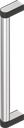 Buisgreep, Aluminium geanodiseerd