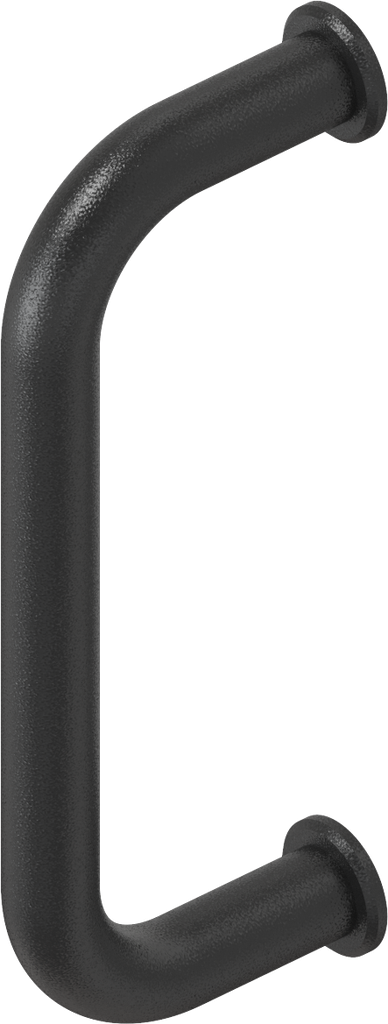Bow-type handle, Steel black plastic-coated