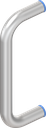 poignée hygiénique, inox AISI 316L