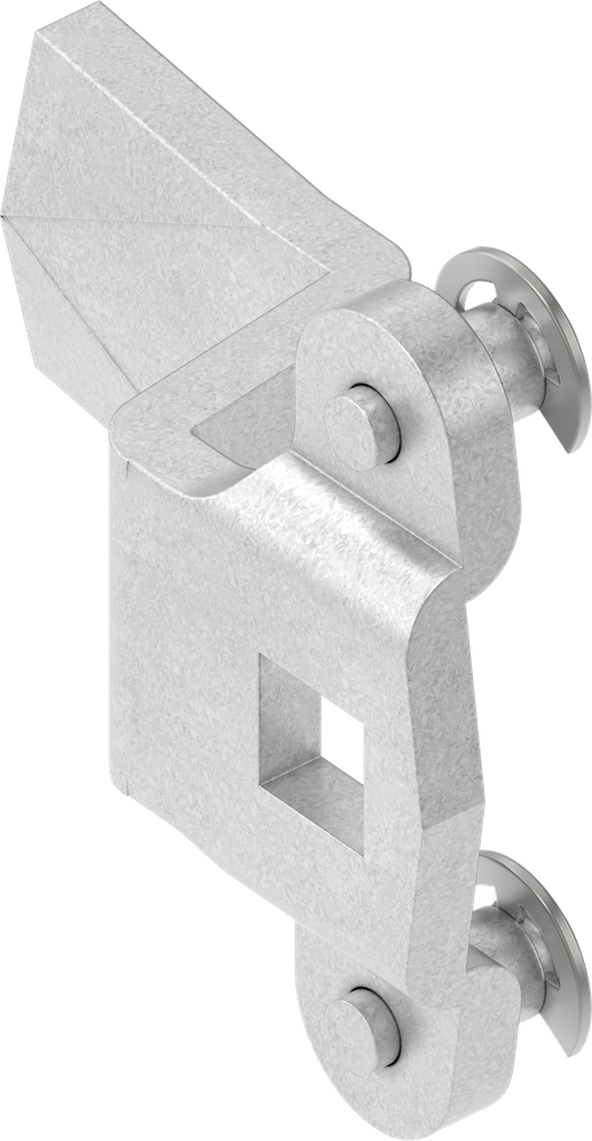 came avec adaptateur, acier zingué