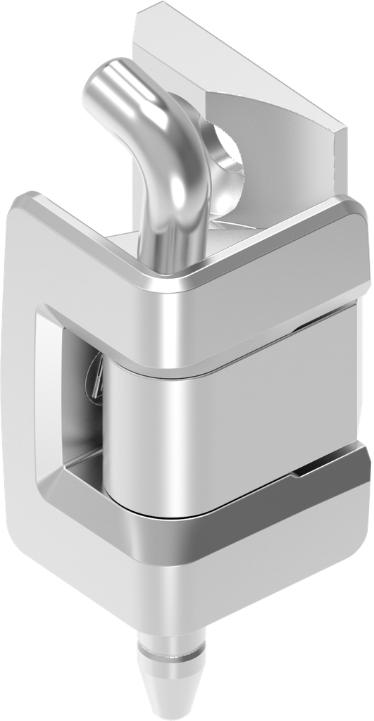 Cerniera 180°, acciaio inox AISI 316