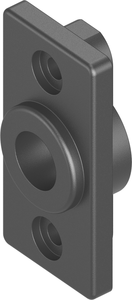 adaptateur sans arrêt pour Ts 10 mm, polyamide GF V0 noir