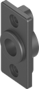 Bearing bush without stopper for Ts = 11 mm, Polyamide GF V0 black