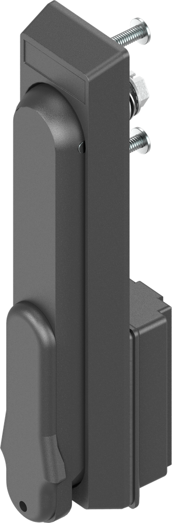 poignée escamotable pour demi-cylindre 40 mm (A = 30 mm), polyamide GF noir