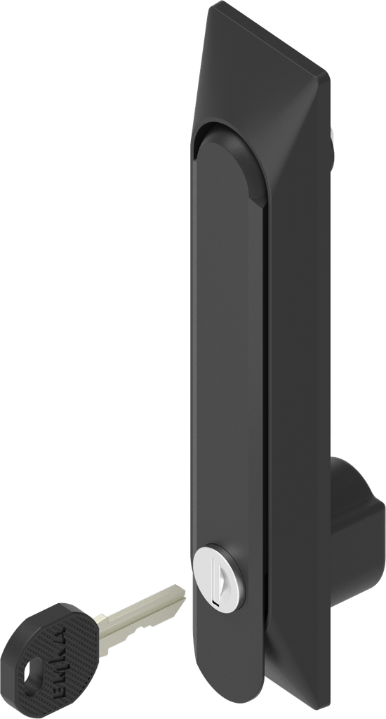 Zwenkgreep 1150 met universele behuizing sleutelnummer EK 333, polyamide en GD-Zn (Zamak) zwart gepoedercoat
