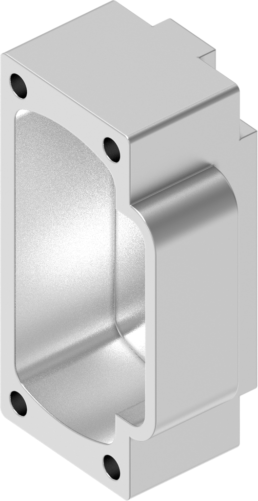 Coperchio con intaglio laterale, acciaio inox AISI 316