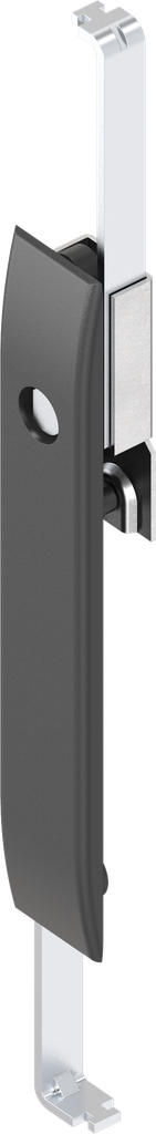 Escutcheon with rods with insert Eastern Europe Ø 13 half-round, Polyamide GF black
