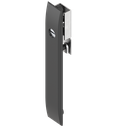 capotage pour crémones avec rotor fente 2x4, polyamide GF noir