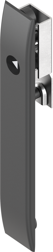 capotage pour crémones avec rotor triangle 6,5 CNOMO, polyamide GF noir
