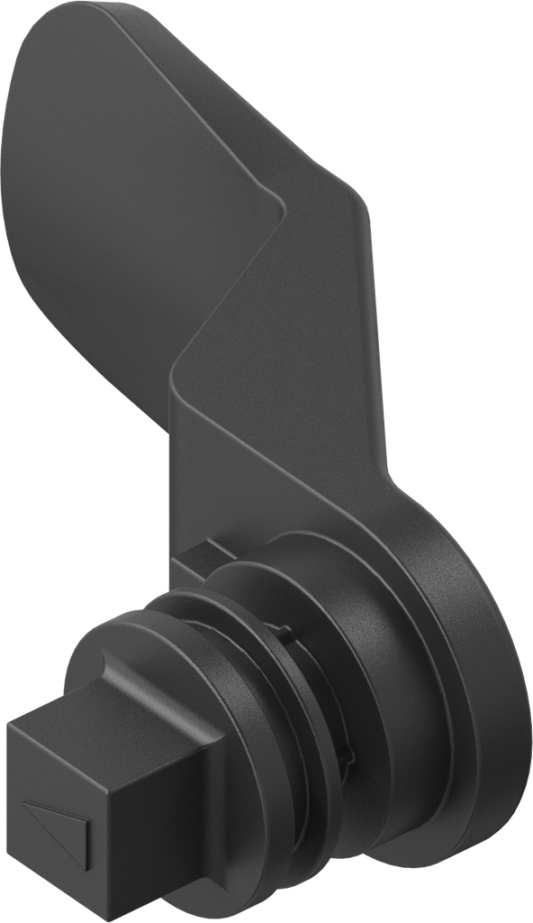 came carré 8, polyamide GF noir