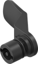 came double barre 3, polyamide GF noir