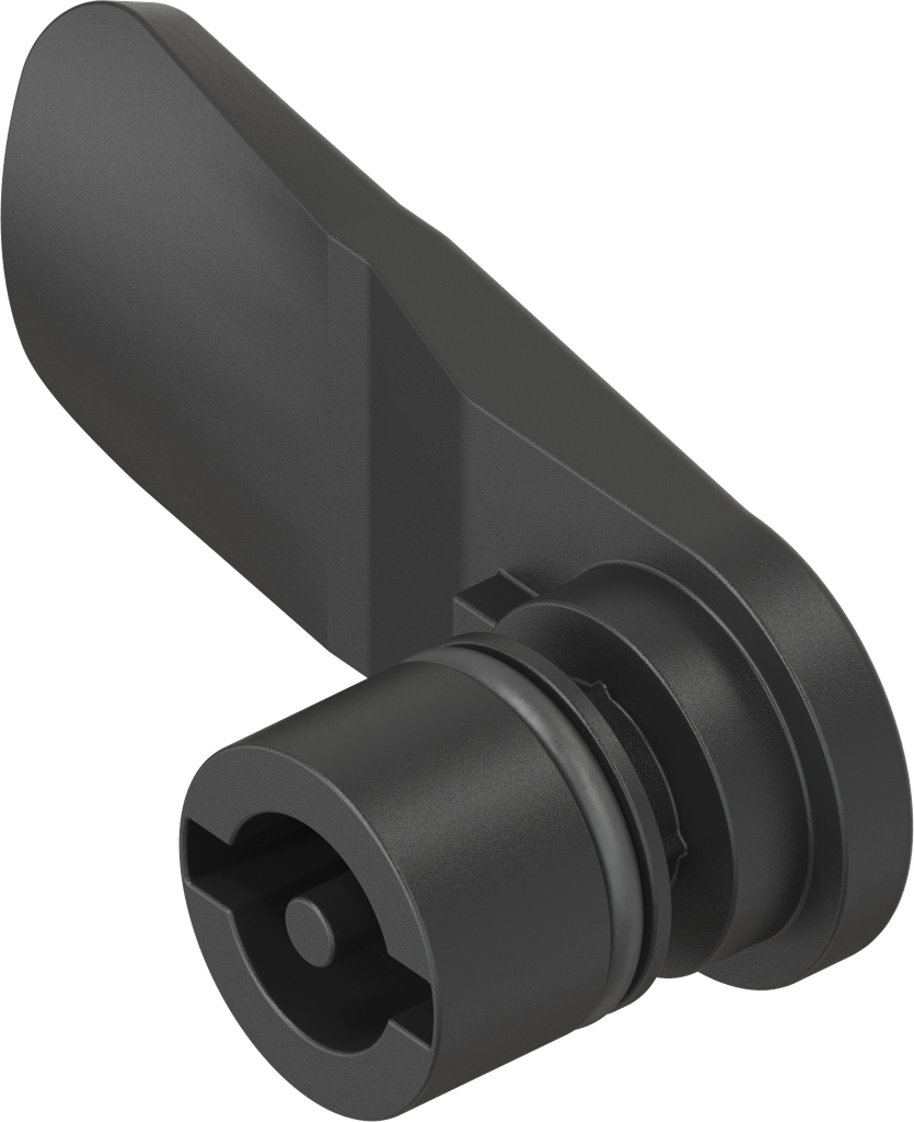 Insert cam double bit 3 with O-ring, Polyamide GF black