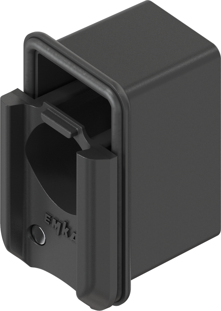 Module voor KABA cilinder type 1036, Zamak zwart gepoedercoat