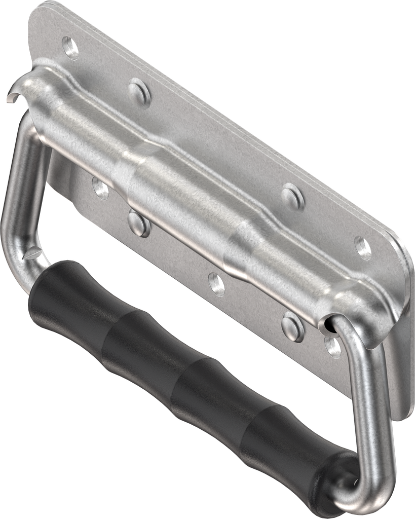 Klappgriff ohne Torsionsfeder, Stahl verzinkt DS plus Top Coat