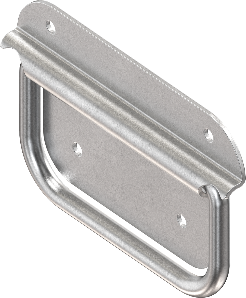 Asa plegable sin resorte de torsión, acero galvanizado DS más Top Coat