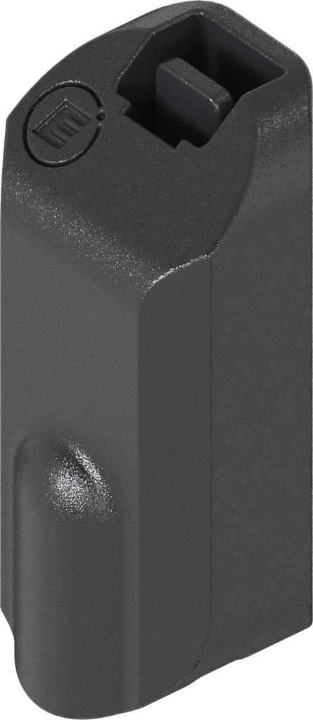 Shoe for round rod, Polyamide GF black