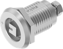 Compression latch railway version with marking, right version, Stainless steel AISI 316
