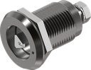 Dreh-Spann-Verschluss Dreikant 7 mit Markierung Ausführung links, Aluminium harteloxiert und Edelstahl AISI 316