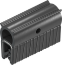 Guarnizione autobloccante in materiale ignifugo, gomma spugnosa EPDM; profilo autobloccante EPDM 60 ± 5 Shore A nero