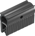 Sealing profile made of fire protection material, self-clamping, Foam rubber EPDM; clamping profile EPDM 60 ± 5 Shore A black