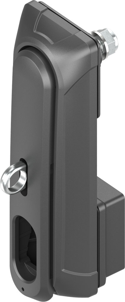 Swinghandle "short" for padlock without locking set, Polyamide GF black
