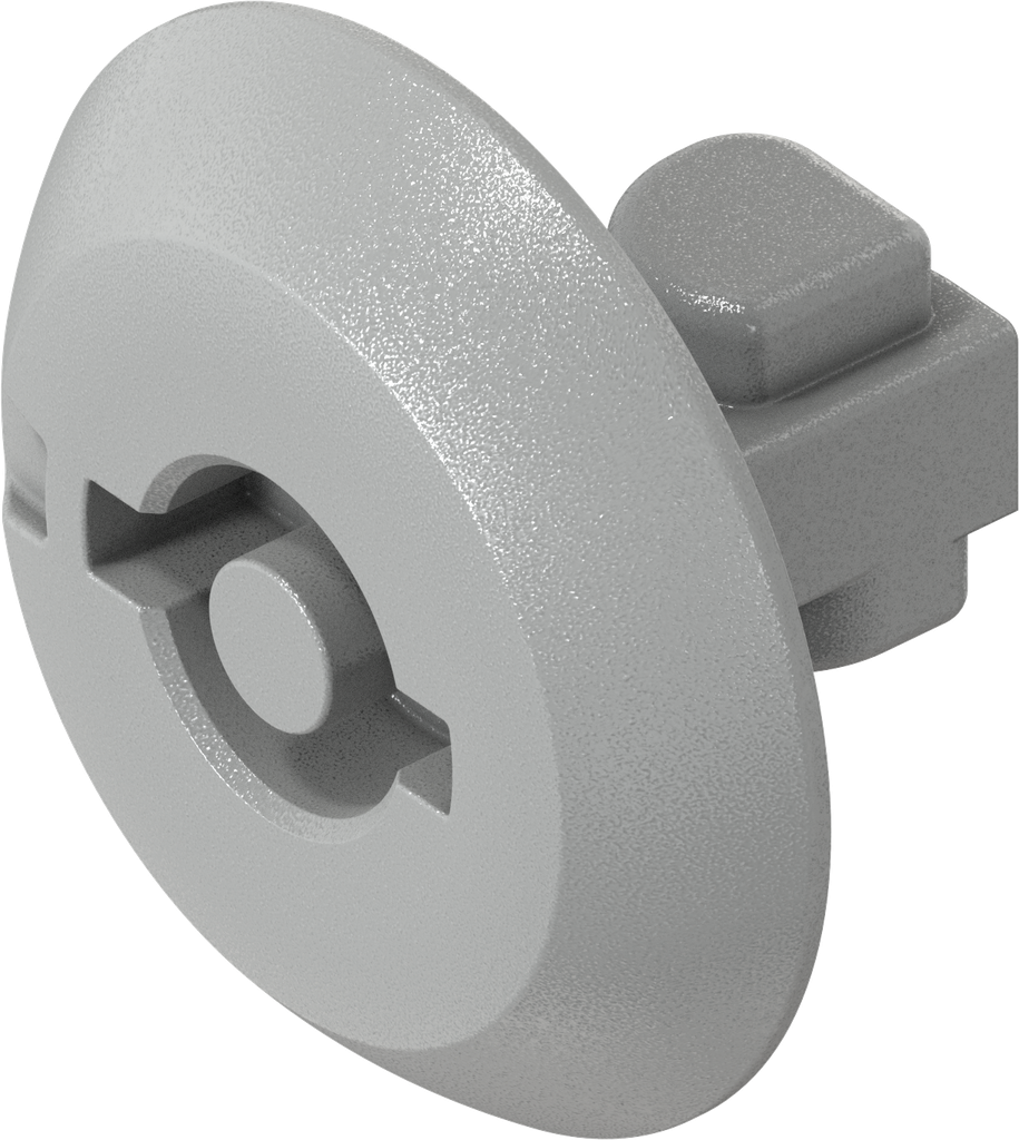Insert part double bit 5 for assembly without tools, Polyamide GF dust grey