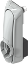 Zwenkgreep RC2 voor ILOQ grijs poedergecoat RAL 7038