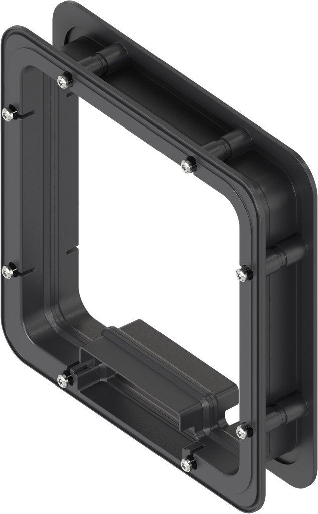 Spacer frame foamed inside for Ts = 40 mm, ABS black