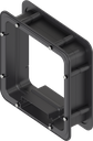 Distanzrahmen ungeschäumt für Ts = 60 mm, ABS schwarz