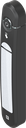 Zwenkgreep AGENT E Smart Access, Zamak gepoedercoat in wit aluminium en polyamide GV zwart